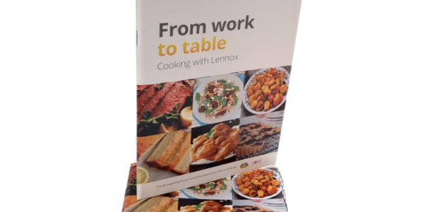 Lennox announce charity cookbook