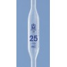 Bulb pipette, PP, 50 ml, one-mark, 6 Pcs.