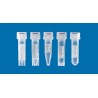 Micro tube (PP) with bulk screw cap (PP) with silicone sealing, 2 ml, round bottom, sterile, 500 Pcs.