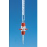 Compact burette, BLAUBRAND®, cl.AS, DE-M, 10:0,02ml, Boro 3.3,PTFE stopcock, Schellbach