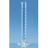 Graduated cylinder, tall form BLAUBRAND®, A, DE-M, 10 ml: 0,2 ml, Boro 3.3, 2 Pcs.