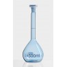 Volumetric flask PUR-coated, BLAUBRAND®, A, DE-M, 1000 ml, Boro 3.3, NS 24/29, PP stopper, Each