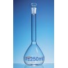 Volumetric flask, USP, BLAUBRAND®, A, DE-M, 100ml, NS 14/23, Boro 3.3, glass stopper, 2 Pcs.