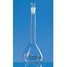 Volumetric flask, BLAUBRAND®, A, DE-M, 10 ml, Boro 3.3, W, NS 10/19, Boro 3.3, glass stopper, 2 Pcs.