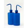 Azlon® Coloured, narrow neck wash bottles- Blue 500ml, 5 Pcs.