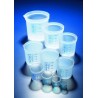 Azlon® Straight sided beaker, Polypropylene 500ml, 10 Pcs.