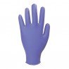 Blue nitrile powder free disposable glove Textured Finish, large, Pk 200