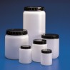 Cylindrical jars with ribbed cap, 500ml, 50 Pcs.