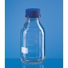 Laboratory bottle, Boro 3.3, 100 ml, graduated, GL 45, screw cap (PP), 10 Pcs.