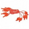 Shrouded Red Patch Cords