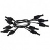 Shrouded Black Patch Cords