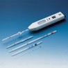 Micro pipette controller for pipette up to 1 ml and disposable micro pipette with ringmark