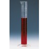 Graduated cylinder, tall form, 10 ml: 0,2 ml PMP (TPX), embossed scale, 10 Pcs.