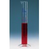 Graduated cylinder, tall form, 1000 ml:10 ml PMP (TPX), graduated in blue, 5 Pcs.