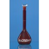 Volumetric flask, USP, BLAUBRAND®, A, DE-M, 1000 ml, Boro 3.3, NS 24/29, PP stopper, amber, Each