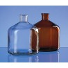Bottle for Schilling burette, PE-LD, amber, 1000 ml, with screw cap and tube bushing, Each