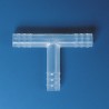 Tubing connector, PP, T-shape, for tubing, inner diameter 10 - 11 mm, total length 69 mm, 10 Pcs.