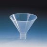 Powder funnel short, wide stem, PP out. diameter 60 mm stem diameter 15 mm, length 19 mm, 20 Pcs.