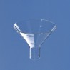 Powder funnel, Boro 3.3 glass, top diameter 50 mm, bottom diameter 18 mm, Each