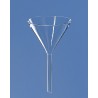 Funnel, short stem, Boro 3.3, out. diameter 100 mm, stem diameter 10 mm, length 100 mm, Each