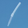 Glass discharge tip, clear glass, for automatic burette Schilling, with silicone tubing, 10 Pcs.