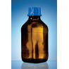 Threaded bottle amber, without coating, 2500 ml thread 45 with screw cap PP, Each