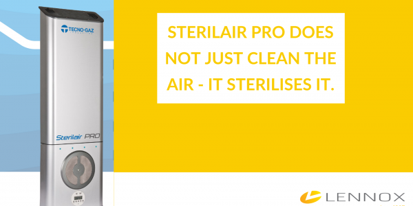 Product Spotlight: Sterilise air and surfaces with the STERILAIR Pro and the Safety Spot