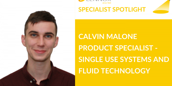 SPECIALIST SPOTLIGHT: Calvin Malone, Product Specialist — Single Use Systems & Fluid Technology