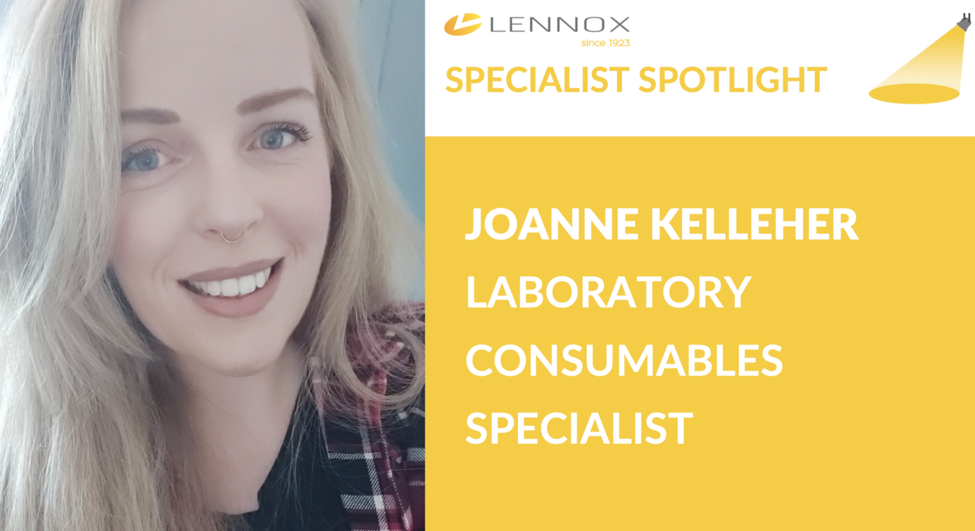 SPECIALIST SPOTLIGHT: Joanne Kelleher, Laboratory Consumables Specialist