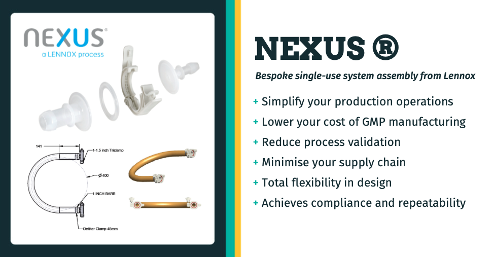 How Nexus ensures compliance and performance for single-use systems