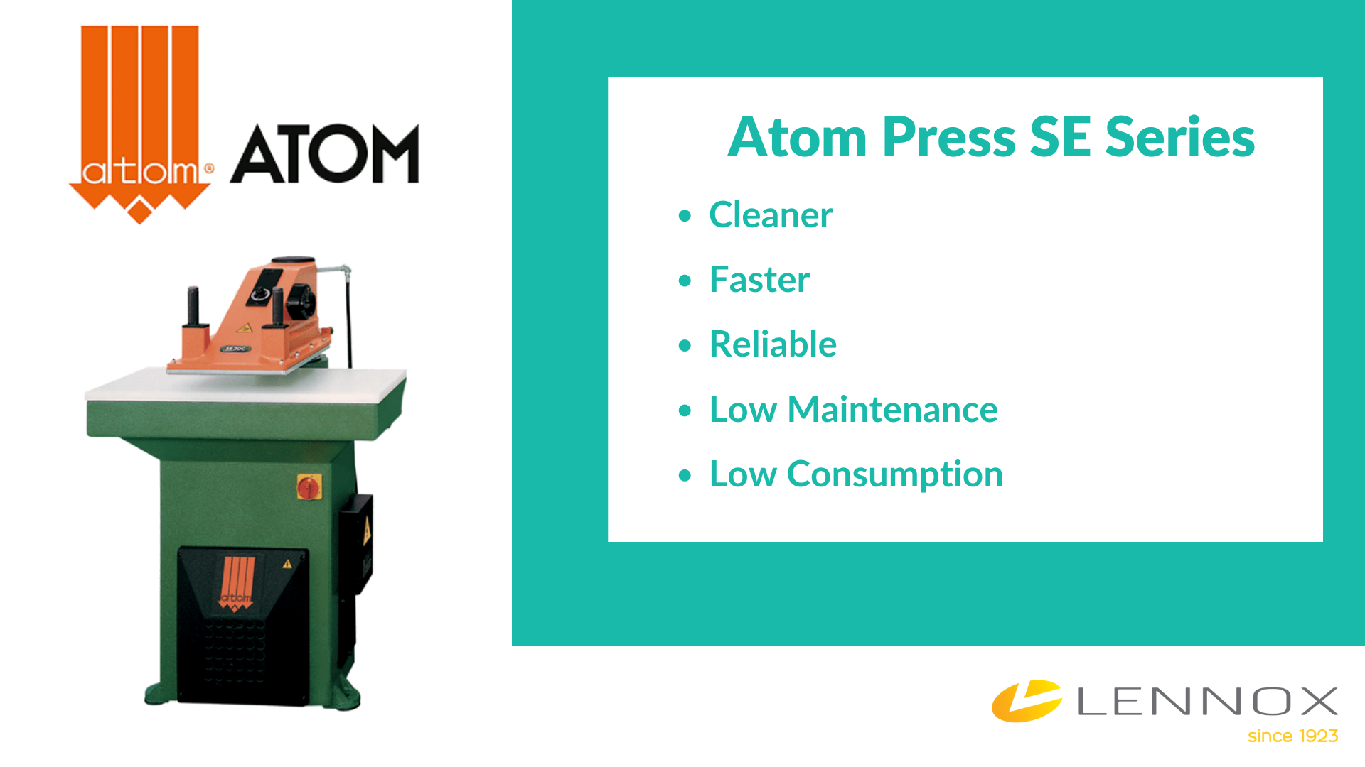 Product Spotlight:  Atom Press SE Series